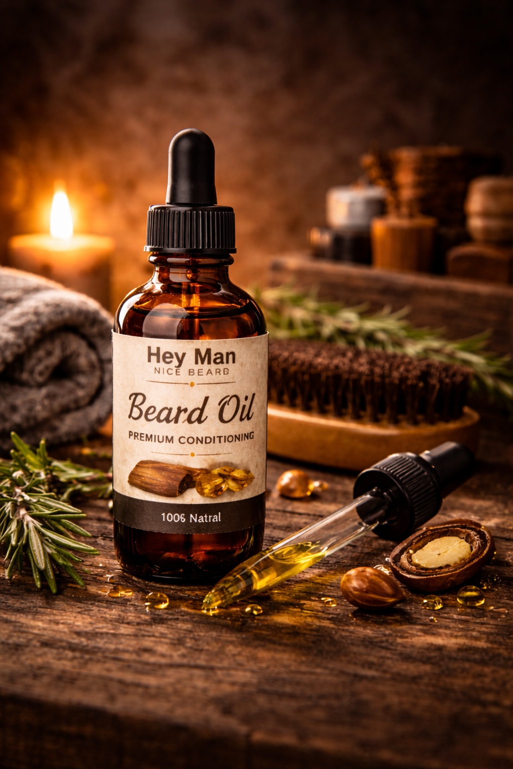 Beard oil daily grooming
